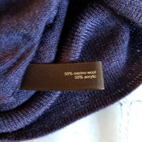 Merino Wool Draped Collar Sweater The Limited XS - Picture 6 of 7